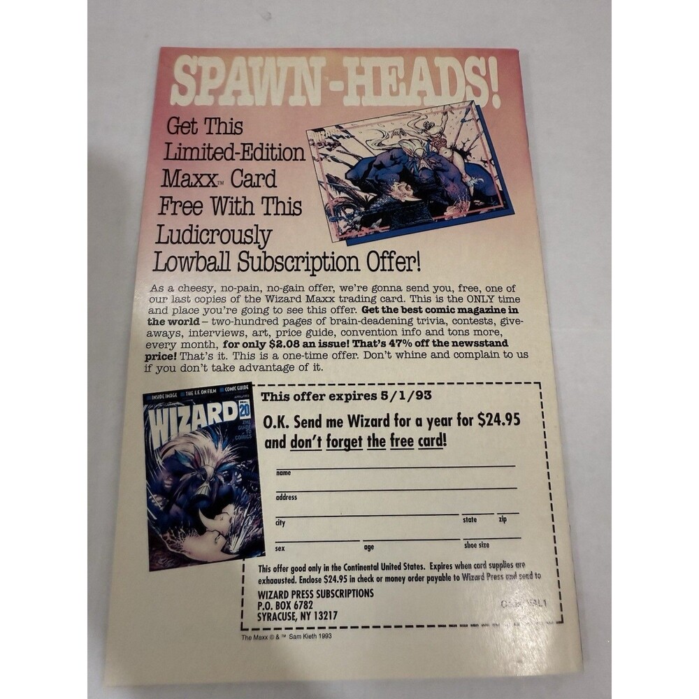 Mcfarlane 2004 The Art of Spawn Series 26 & 1993 Spawn Comics Maxx Card Limited - Picture 3 of 16